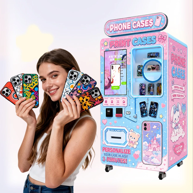 KeMore DIY phone case printing vending machine for retail placement